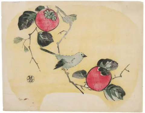 柿子和鸟