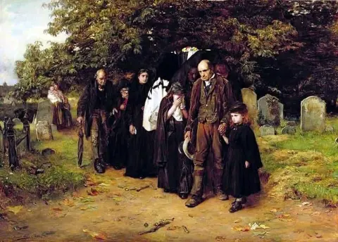 אני התחייה והחיים או הלוויה של הכפר 1872