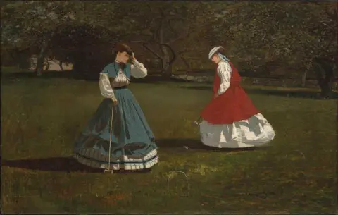 Una partita di croquet 1866