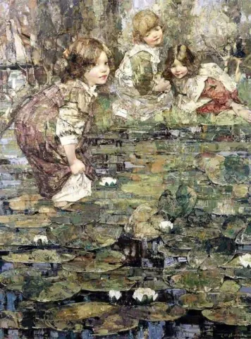Entre los lirios 1905