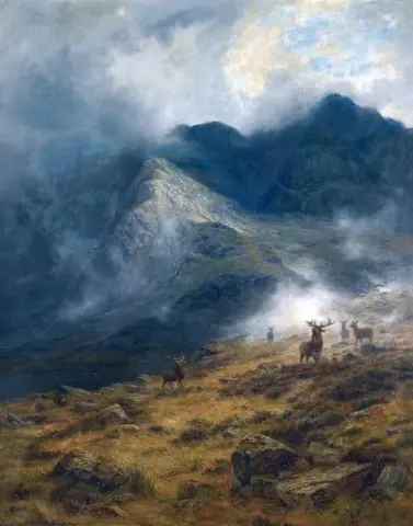After The Shower - A Highland Brae