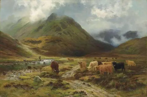 Glen vid Inveroran Perthshire