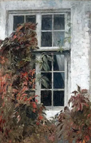 Una ventana de jardín en Liselund 1900