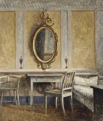 Interior en la ranura Liselund Gammel