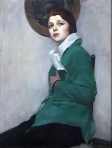 Portrait Of A Lady In Green