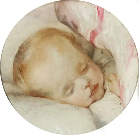 un niño dormido