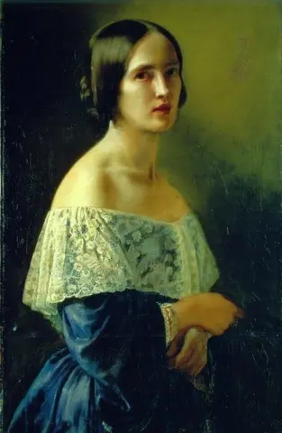 Selvportr T Ca. 1850