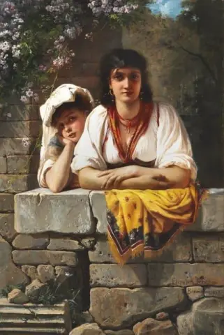 Dos jóvenes italianas 1878