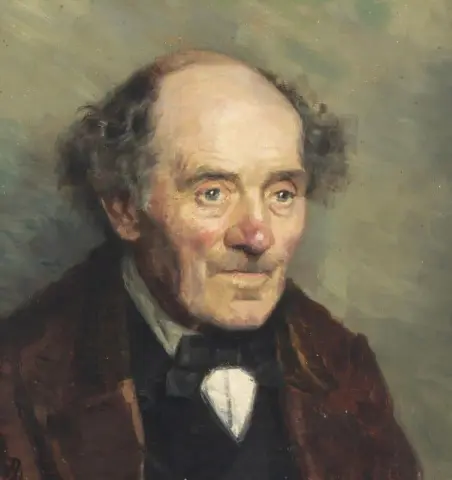 Portrait Of A Gentleman Sitting Facing To The Right