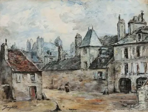View Of Nevers 1871