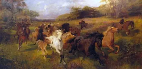 Κυνήγι πουλαριού στο Νιου Φόρεστ 1897
