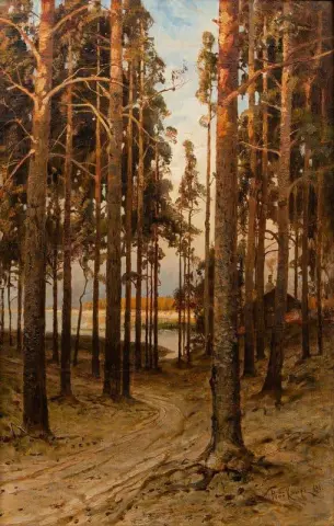 森の風景 1901