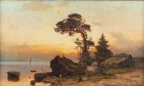 1884年の日没