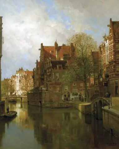 Näkymä Grimburgwal Amsterdamista