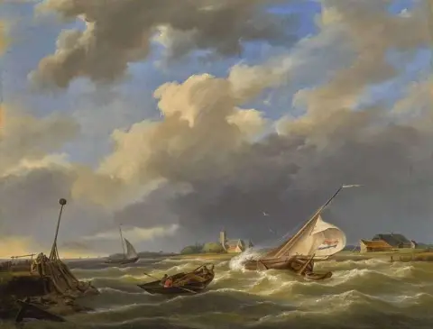 Лодки в море 1845