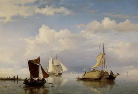 Баржа с сеном 1858 г.