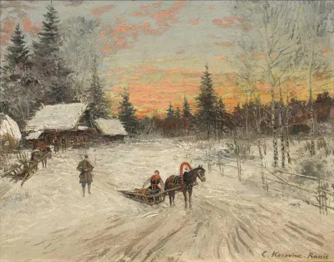 Een winterse dag