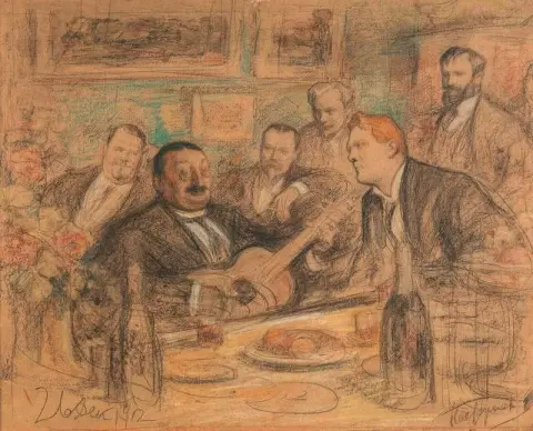 Bij Konstantin Aleksejevitsj Korovin S 1912