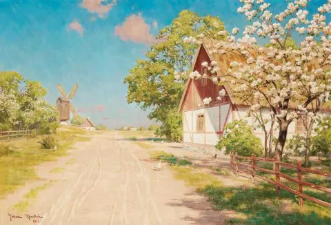 En scen från gården