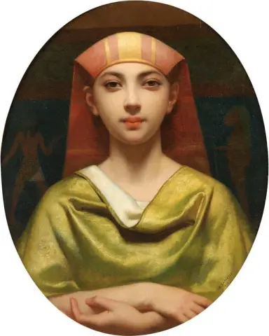 若いエジプト人女性の肖像画