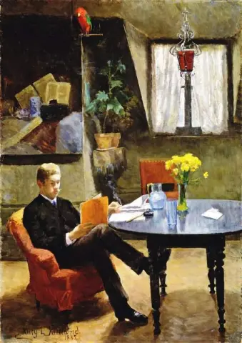 Arne Garborg I Malerinnens Verksted I Paris 1887
