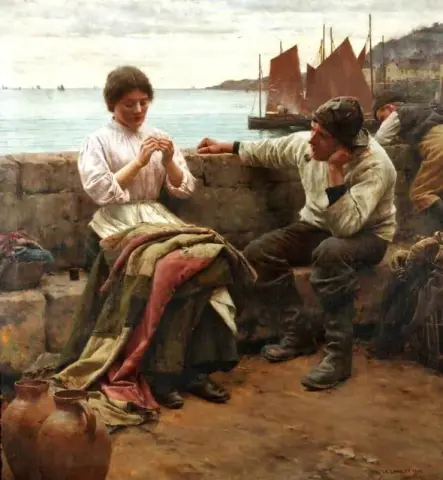 Un idilio de Cornualles 1902