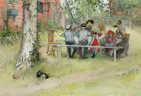Frukost Under Den Stora Björken