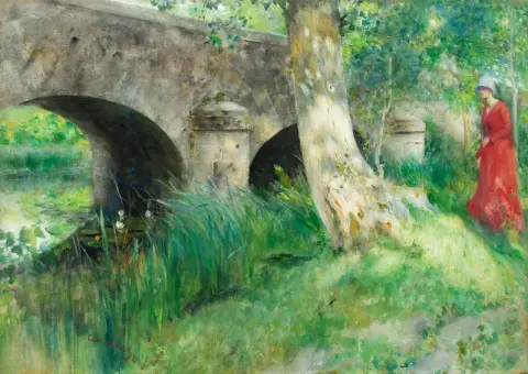 Bron I Grez - Medeltid 1885
