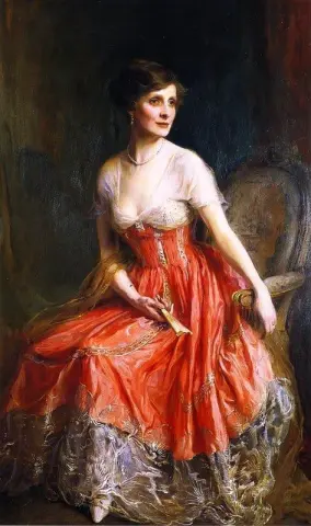 Porträtt av fru Archie Graham - 1917
