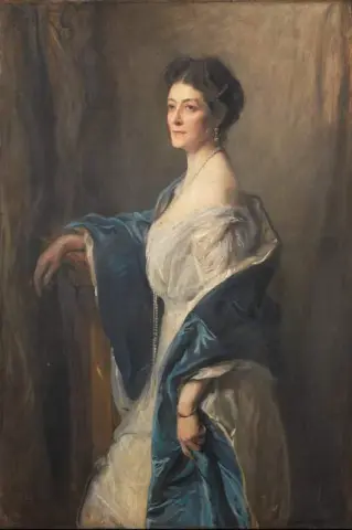 Portrait Of Caroline Lambart Nee Crawley Countess Of Cavan 1920