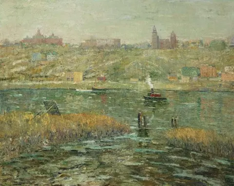 Río Harlem Hacia 1913-15