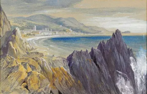 Finale Ligure Golfo di Genova Italia 1864