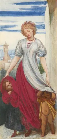 Veldedighet ca. 1851