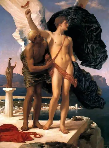 Daedalus og Ikaros ca. 1869