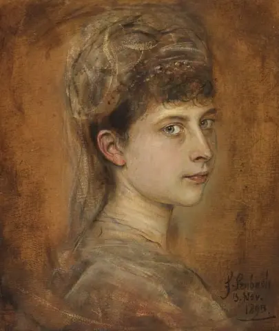 Charlotte Von Meiningen Prinzessin Von Preussen 1895