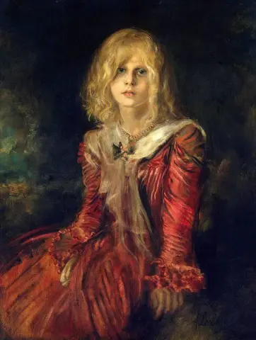 Porträtt av Marion Lenbach 1901