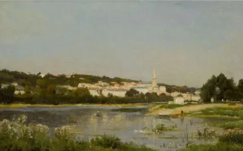 Ufer der Seine Saint-Cloud
