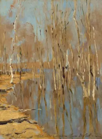 دراسة لفصل الربيع. ارتفاع المياه كاليفورنيا 1897