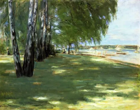 Der Garten Des Kunstlers Am Wannsee 1918