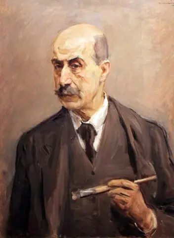 Selbstbildnis mit Pinsel 1913