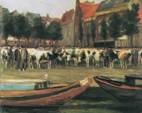 Der Viehmarkt in Leiden