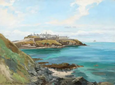 Coastal Scenery From Granville In Normandy 1887