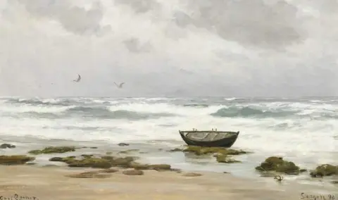 Overcast Day At The Sea