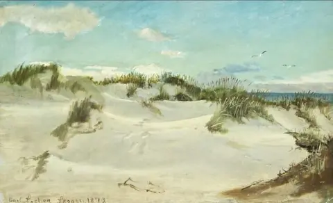 Summer Day In The Dunes At Skagen Beach 1872