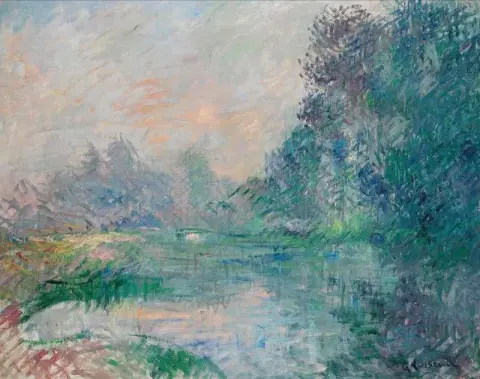 Edge Of The Eure Morning Effect ca 1920