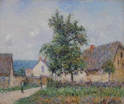 Liten gård i Vaudreuil Temps Gris ca 1902