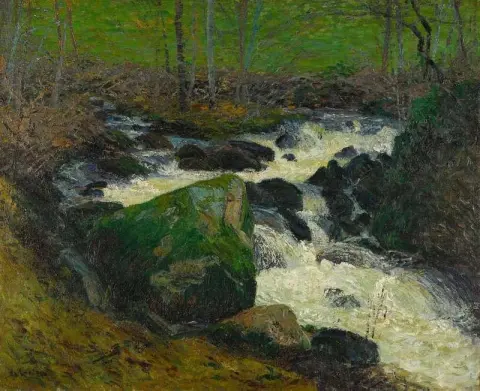 Riviere Sous Bois The Riviere De Mortain Ca. 1894