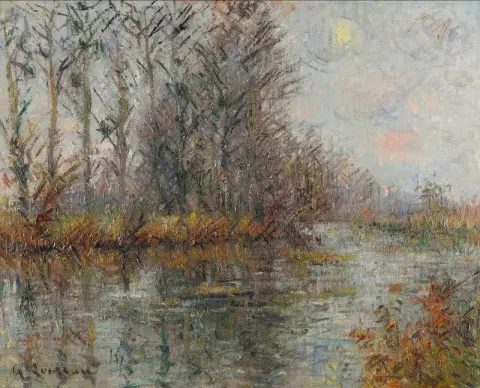 Turning Point Of River L Eure 1926