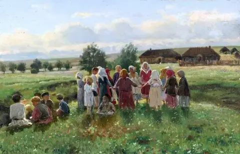 ילדים משחקים 1890