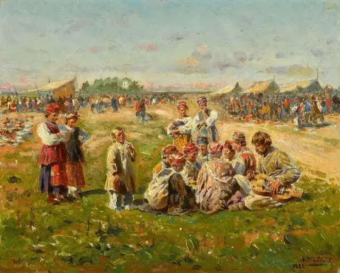 מוזיקאים ביריד כפרי 1882